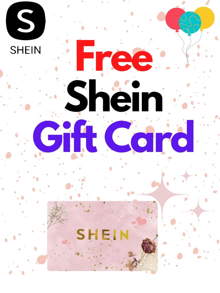 Shein Gift Card Codes 2023