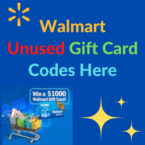 Walmart Gift Card Codes